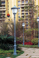 100-240V LED أضواء الفناء جسم مصباح عالي الجودة مصنوع من الفولاذ أو الألومنيوم المصبوب بالغمس الساخن لا يصدأ